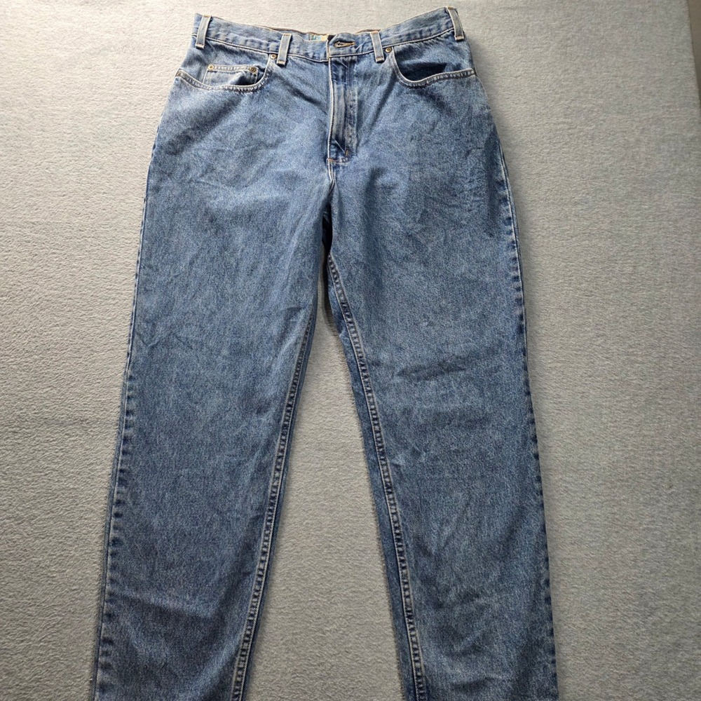 Outfitters Loose Fit Men's Jeans Blue Medium Wash Denim W36 L30 Made in USA